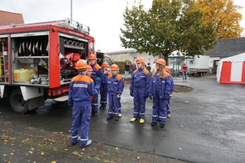 Jugendfeuerwehr Vorführung