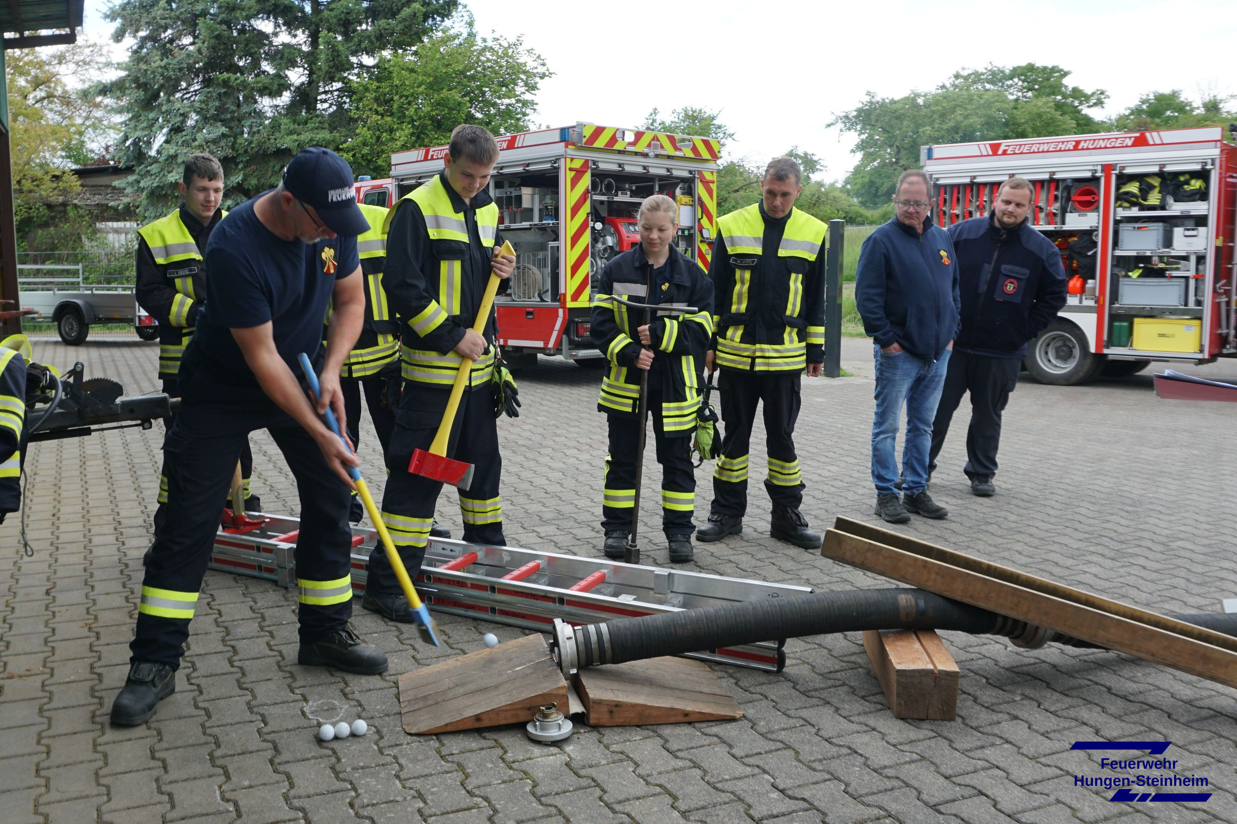 Spiel 6 - Feuerwehrminigolf