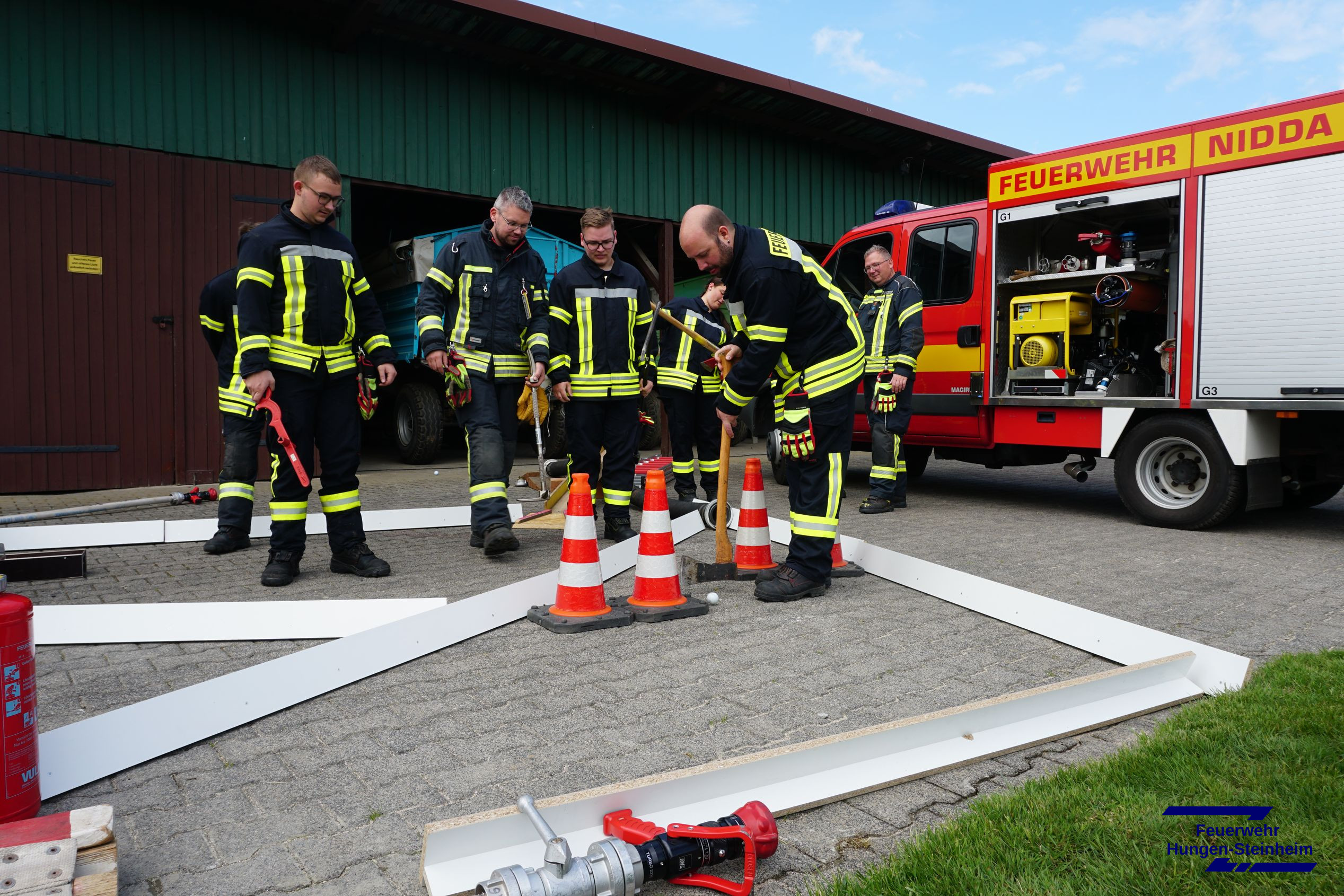 Spiel 6 - Feuerwehrminigolf